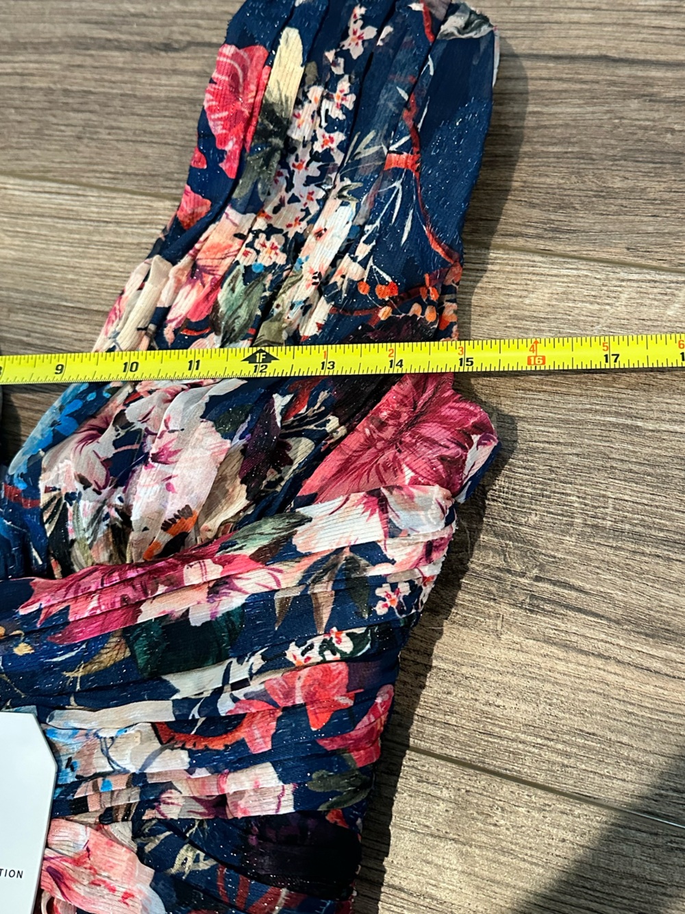 NWT! Dress the Population Jaclyn Navy Floral V-Neck Maxi Dress XXS - Picture 9 of 11